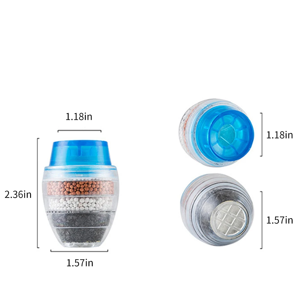 صنبور تصفية المياه لتنقية ، تصفية صنبور المطبخ ، الكربون المنشط ، يزيل الكلور ، الفلوريد ، المعادن الثقيلة ، منقي المياه الصلبة #3