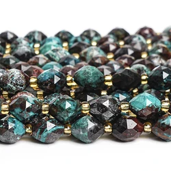 Natural Chrysocolla Beads Strands Gemstone Beads 6/8mm Faceted For Jewelry Making Bracelets Necklace DIY Accessorries