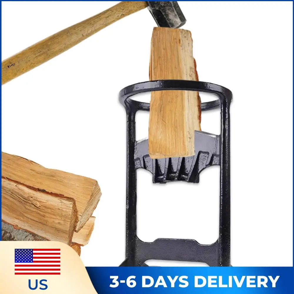 

Ручной дровокол из железа для эффективного раскалывания дров, сверхмощный клин для колки дров