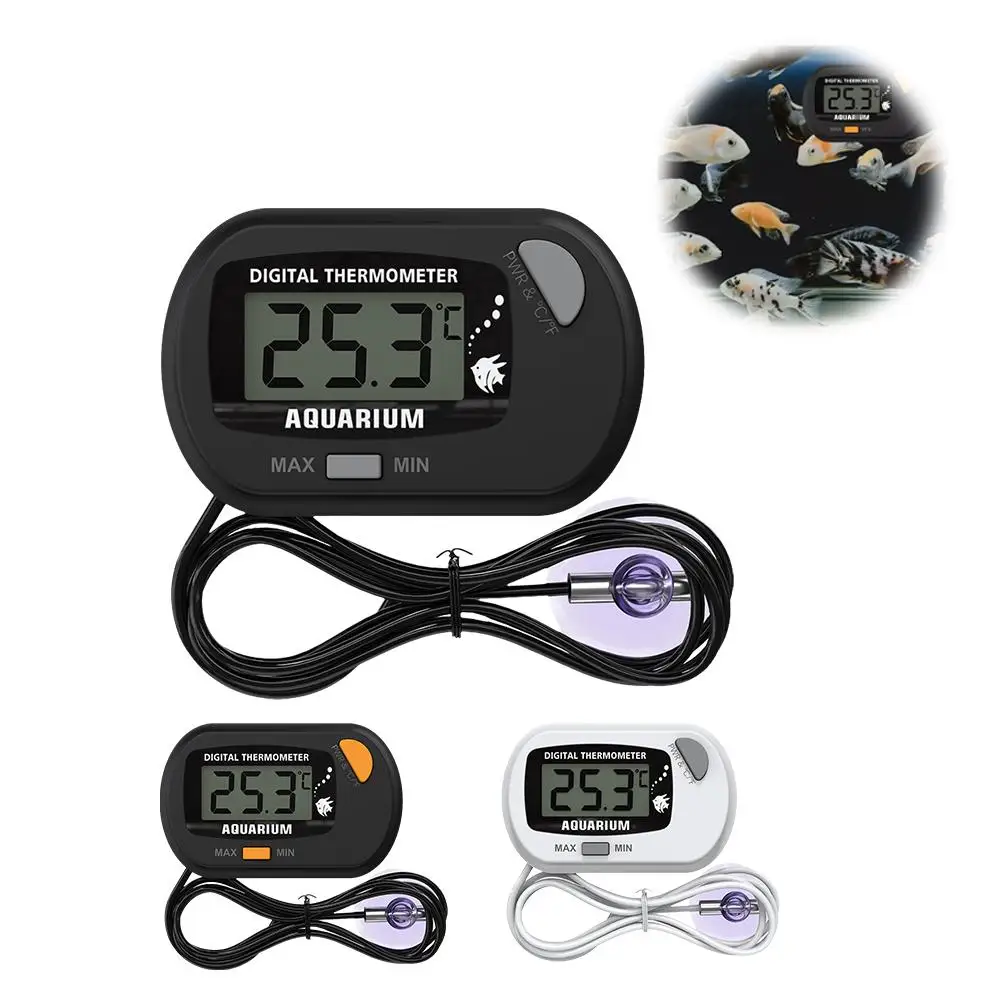 -50℃ - 70℃ Digital Aquarium Fish Tank Thermometer With Cup Sensor Meter Suction Tester Temperature Measurement Thermometer H5A4