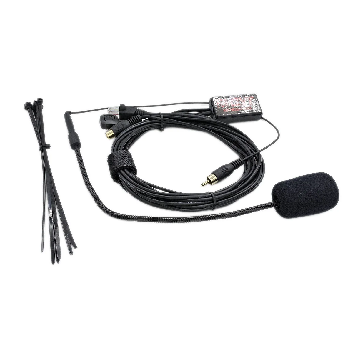Hands-Free Steering Wheel Microphone & Crystal Finger PTT Extension Cable for QYT KT8900 8900D 7900D KT-980 PLUS KT-5800 UV25x2