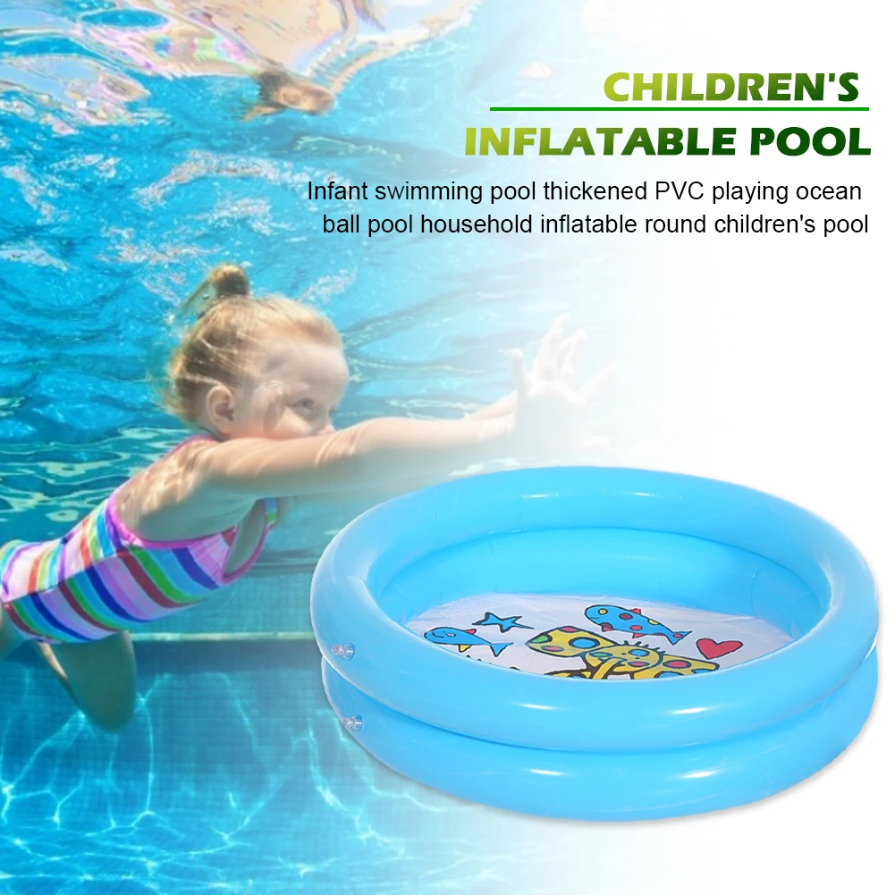 حمام سباحة قابل للنفخ للأطفال في الصيف، ألعاب حوض استحمام سميكة من مادة PVC في الهواء الطلق، رياضات مائية، حمام سباحة للأطفال الصغار #6