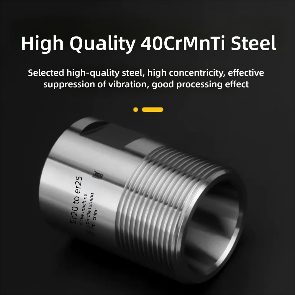 Engraving Machine Spindle Conversion Sleeve ER11/16/20/25/32 Collet Tool Holder Chuck Adapter CNC Accessories Lathe Parts Shaft