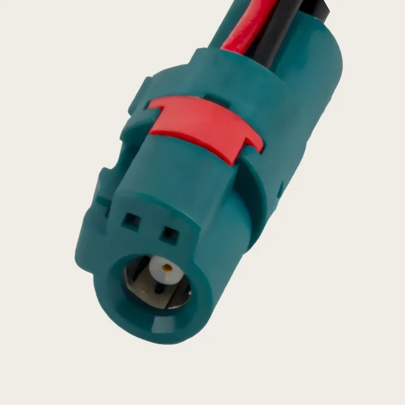 adapter Waterproof FAKRA+2P cable end straight female FAKRA car connector high-definition camera hair karaoke connector