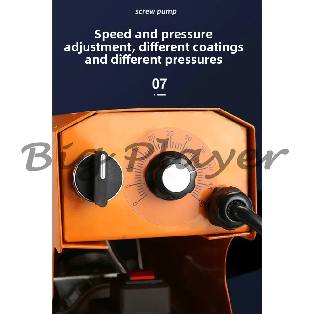 1.6KW 220V Portable Cement Grouting Machine Door Window Caulking Machine Patching Electric Waterproof Coating Spraying Machine