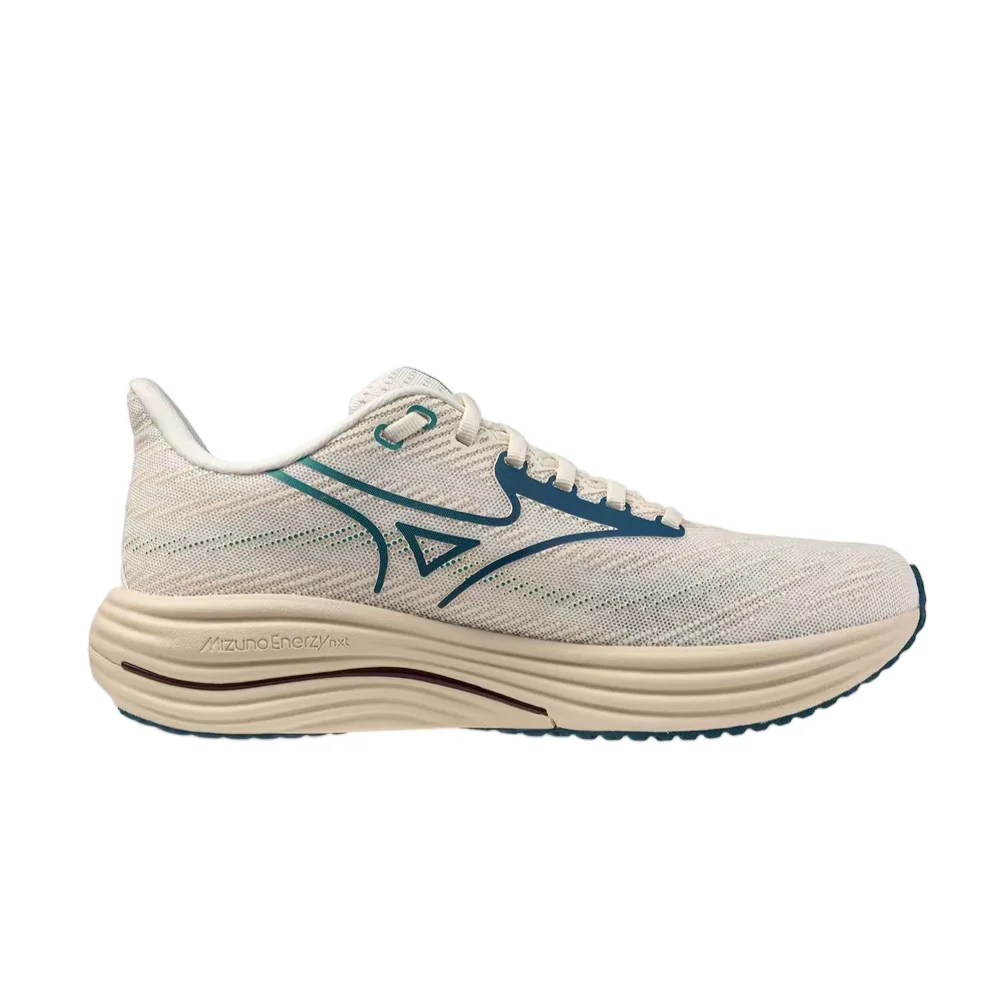 Mizuno WAVE RIDER 29 Unisex Low-Top Casual Running Shoes – Snow White, Non-Slip, Durable & Comfortable Ride J1GC250582