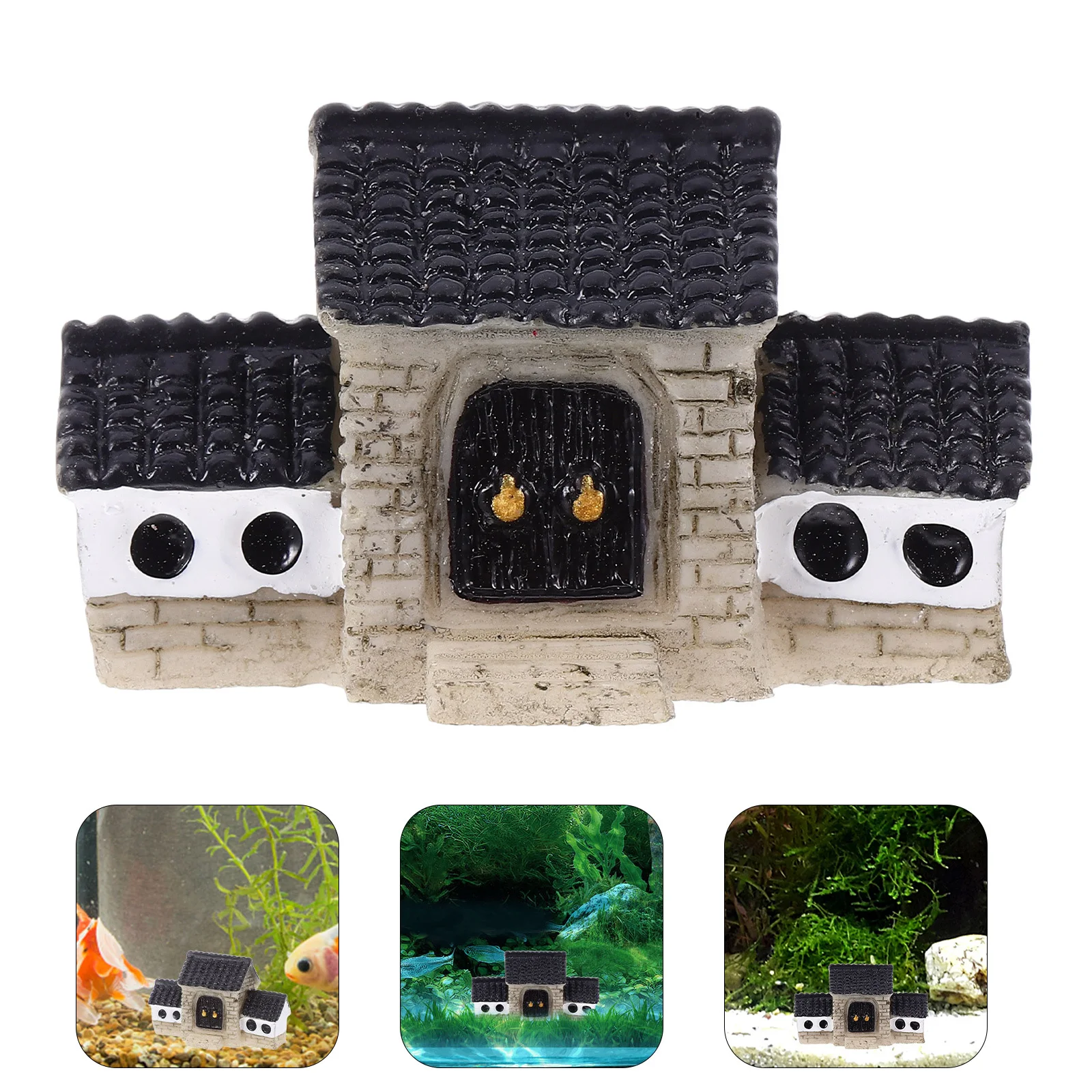 

Chinese Archway Decoration Resin Castle For Aquarium Fish Tank Decor Diy Succulent Planter
