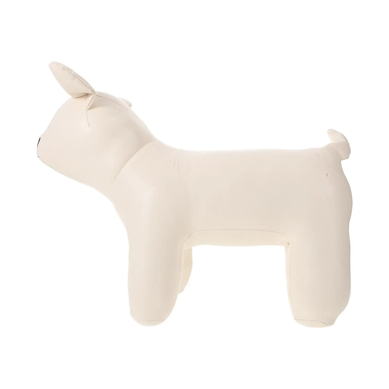 

Реалистичный манекен собаки из ПУ, сидящий, 16.5x11.4x5.7 дюймов, для демонстрации одежды для животных в розничных магазинах, выставках и бутиках