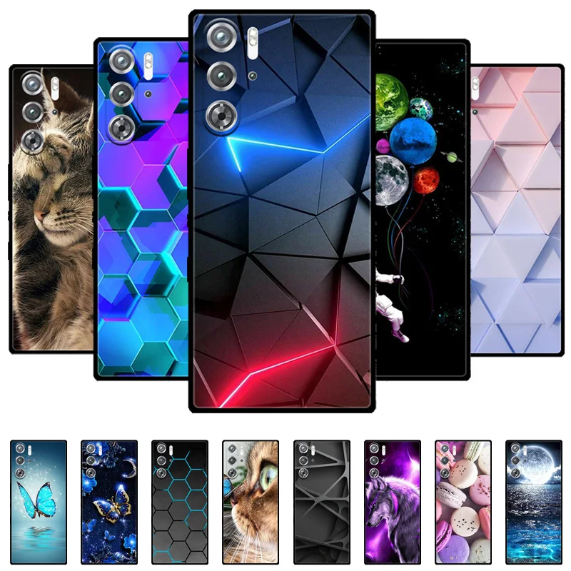 For ZTE nubia Red Magic 9S Pro Case Luxury Phone Silicon Back Cover For nubia REDMAGIC 9S Pro Plus 9 Pro Cases Protective Shell