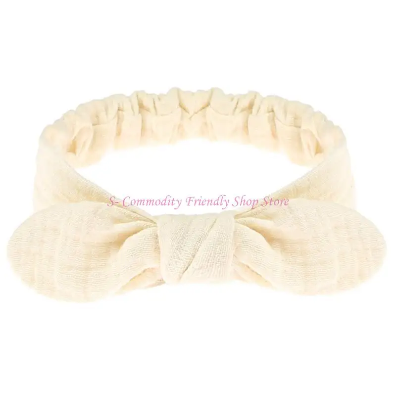 

85AE Toddler Headbands Elastic Hair Bows Wide HairBands for Baby Unisex Child Headdress Skin Friendly Girls Spring Headpiece