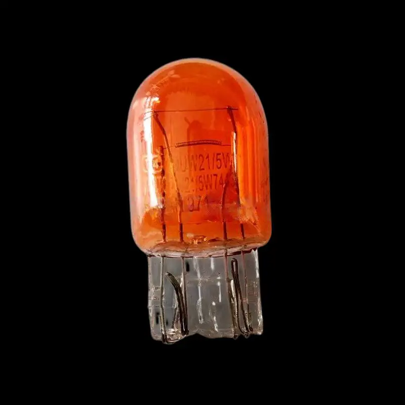 2Pcs Brake Stop Lights Bulb T20 7443 W21 5W 7440 Glass Halogen Turn Signal Lamp Daytime Running Lights Warm White Reversing Bul