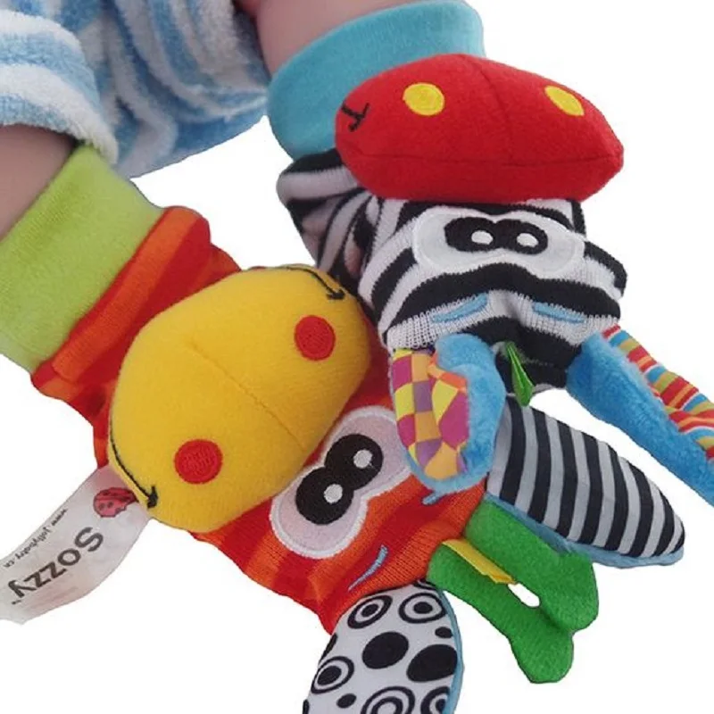 Baby Toys for 0-12 Months Infant Kids Socks Wrist Strap Rattles Toy Baby Sensory Toys For Babies Accessories Newborn Rattle Toys