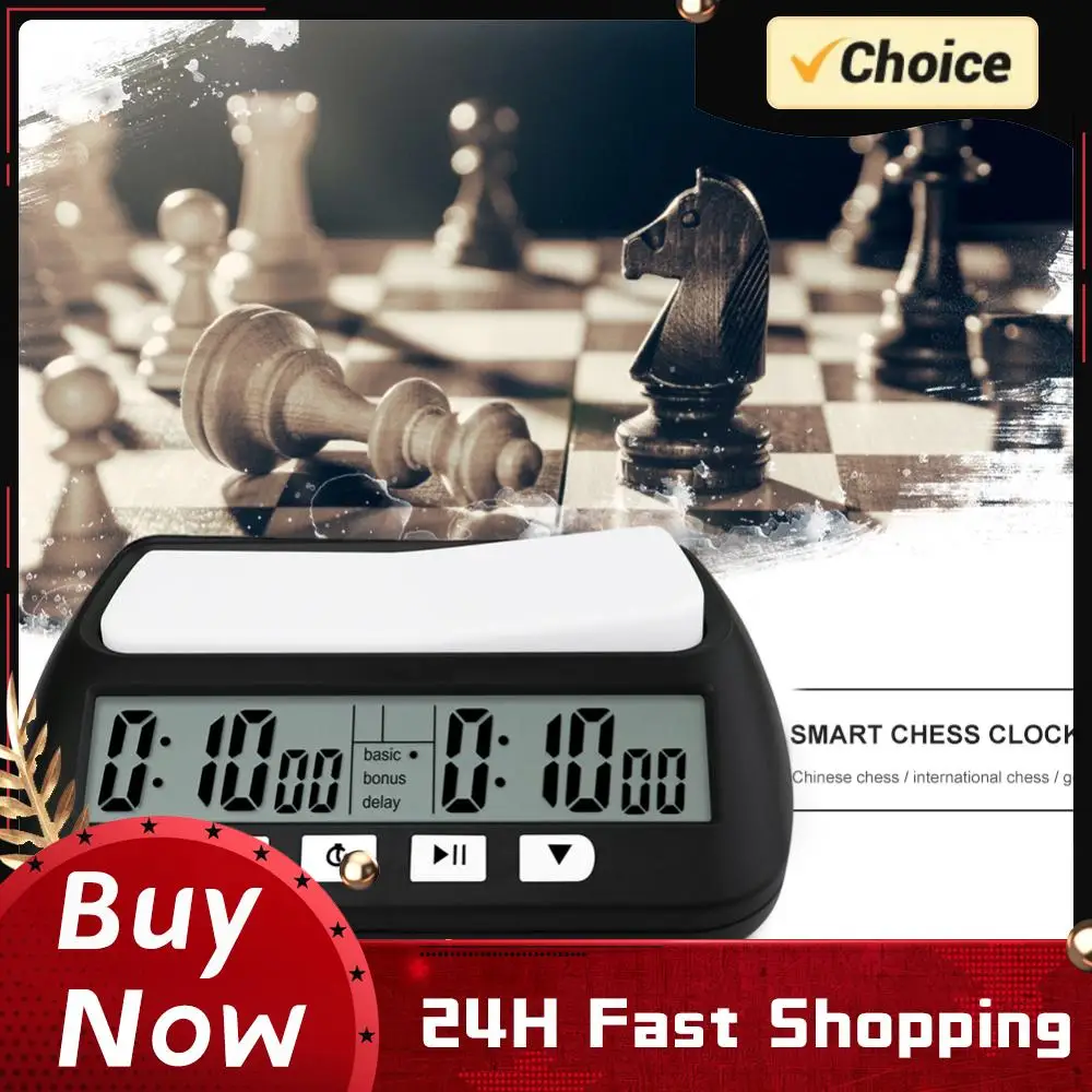 

Professional Board Game Stopwatch Count Up Down Competition Hour Meter Table Games Chess Clock Timer for International Chess