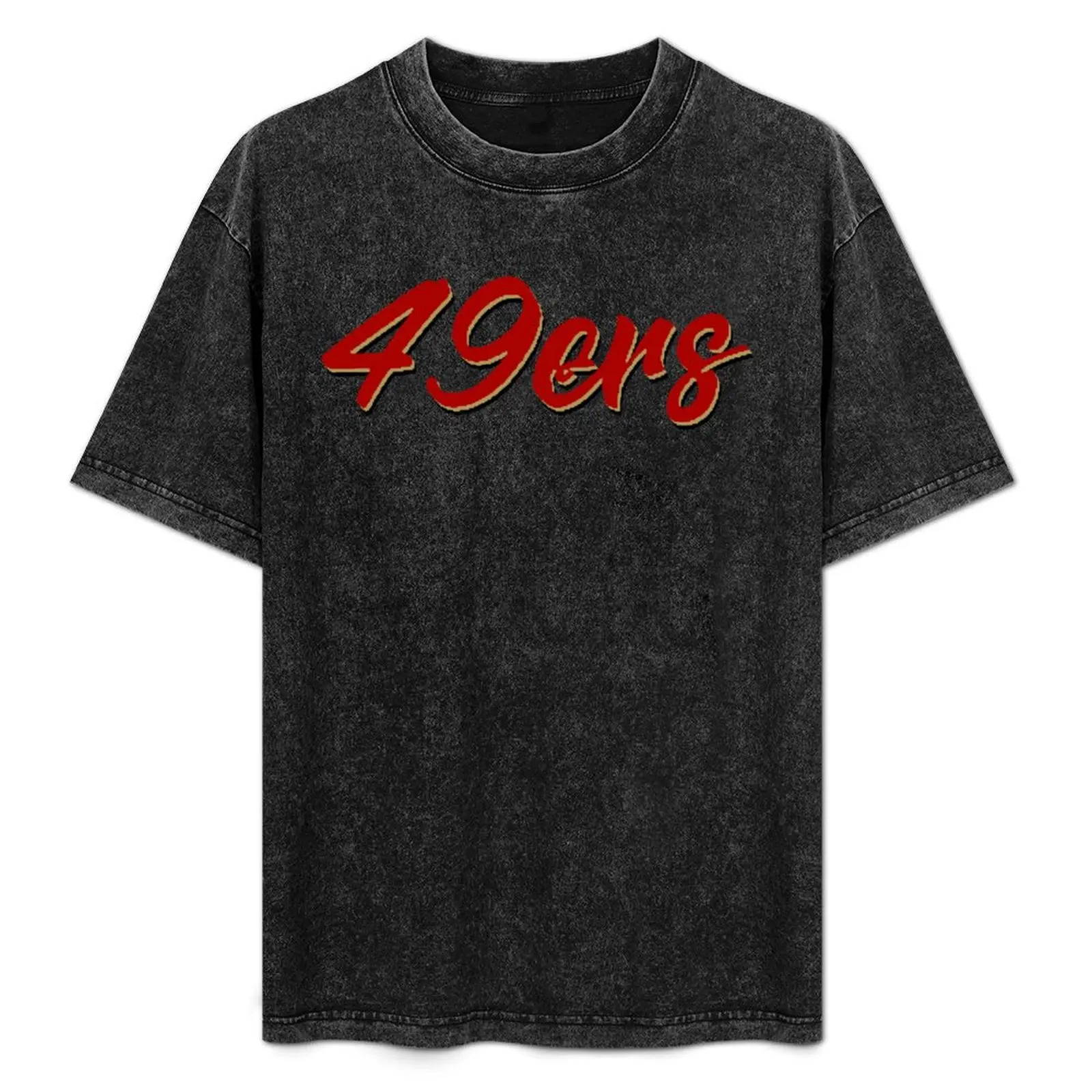 49ers name T-Shirt anime clothes korean fashion rapper graphic tees blacks outfits for men