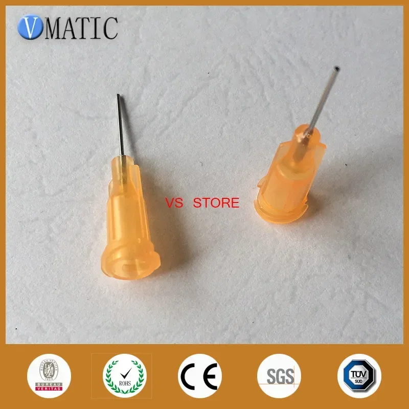 Free Shipping 100Pcs Quality Assurance 23G Orange Color 1/2'' Inch Tube Length Wholesale Luer Lock Blunt Tip Needle