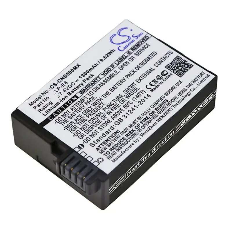 LP-E8  LC-E8   LC-E8C  LC-E8E  Battery For  Canon  EOS 550D  Rebel T2i EOS 600D   EF-S   EOS Kiss X4   EOS Kiss X5 EOS Rebel T2i