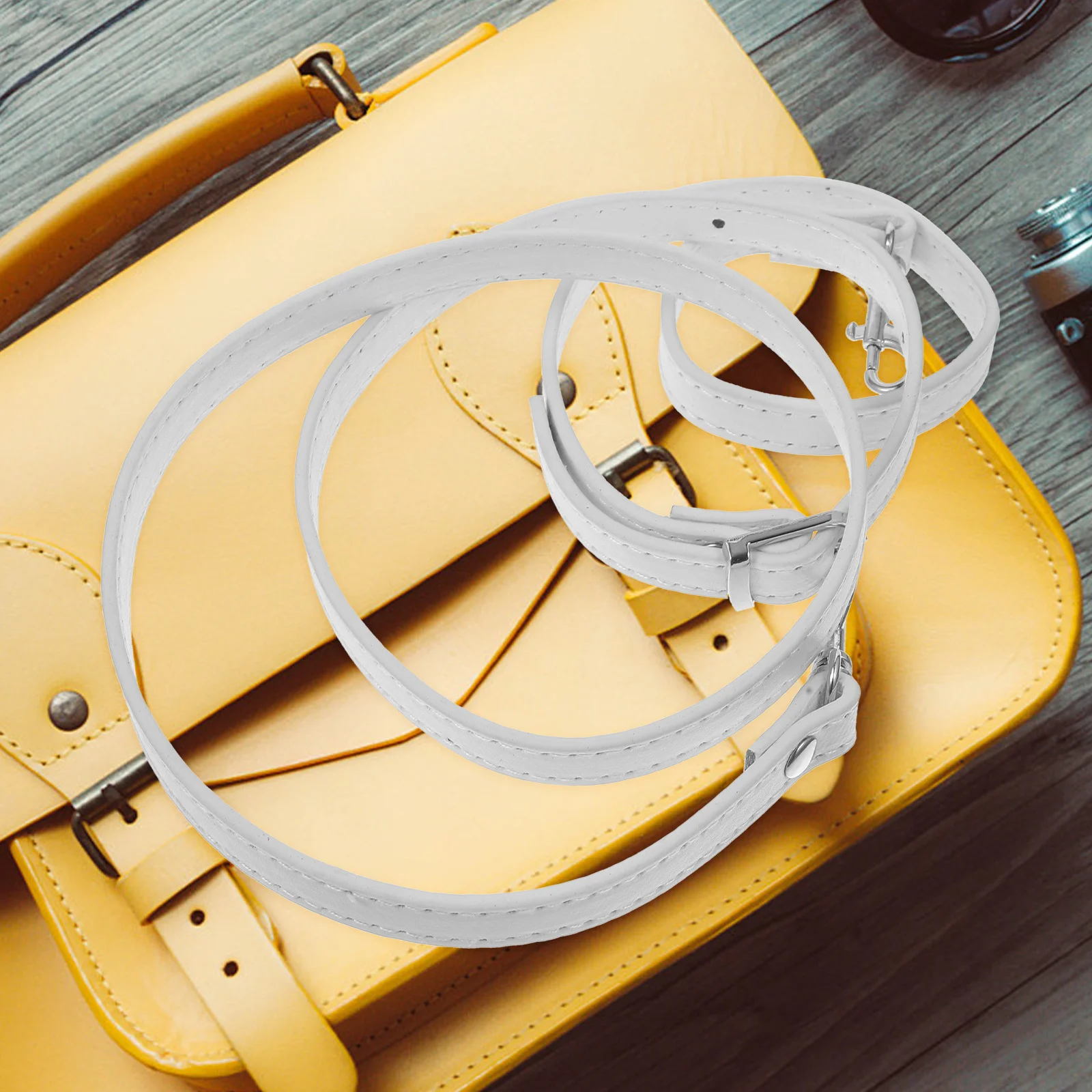 120cm PU Synthetic Adjustable Bag Strap Shoulder Crossbody Replacement Handle for Women Messenger Tote Pouch