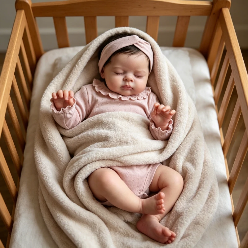 

48CM Reborn Bebe Doll Esenia with Rooted Hair Cuddly Little Girl Doll High Quality Toy Drop Shipping