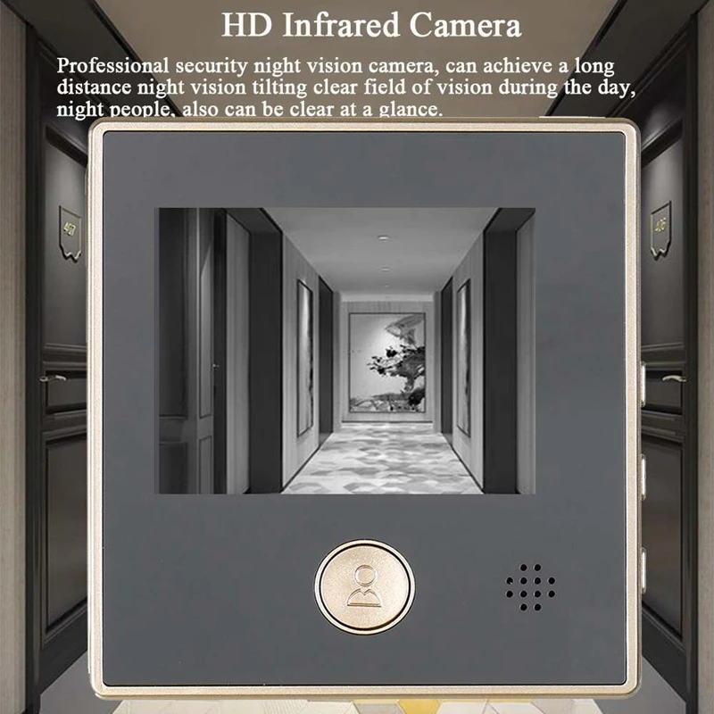 3 Inch TFT Color HD Digital Door Camera Eye Doorbell Electric Door Eye Move Detection 160 Degree Peephole Viewer Video