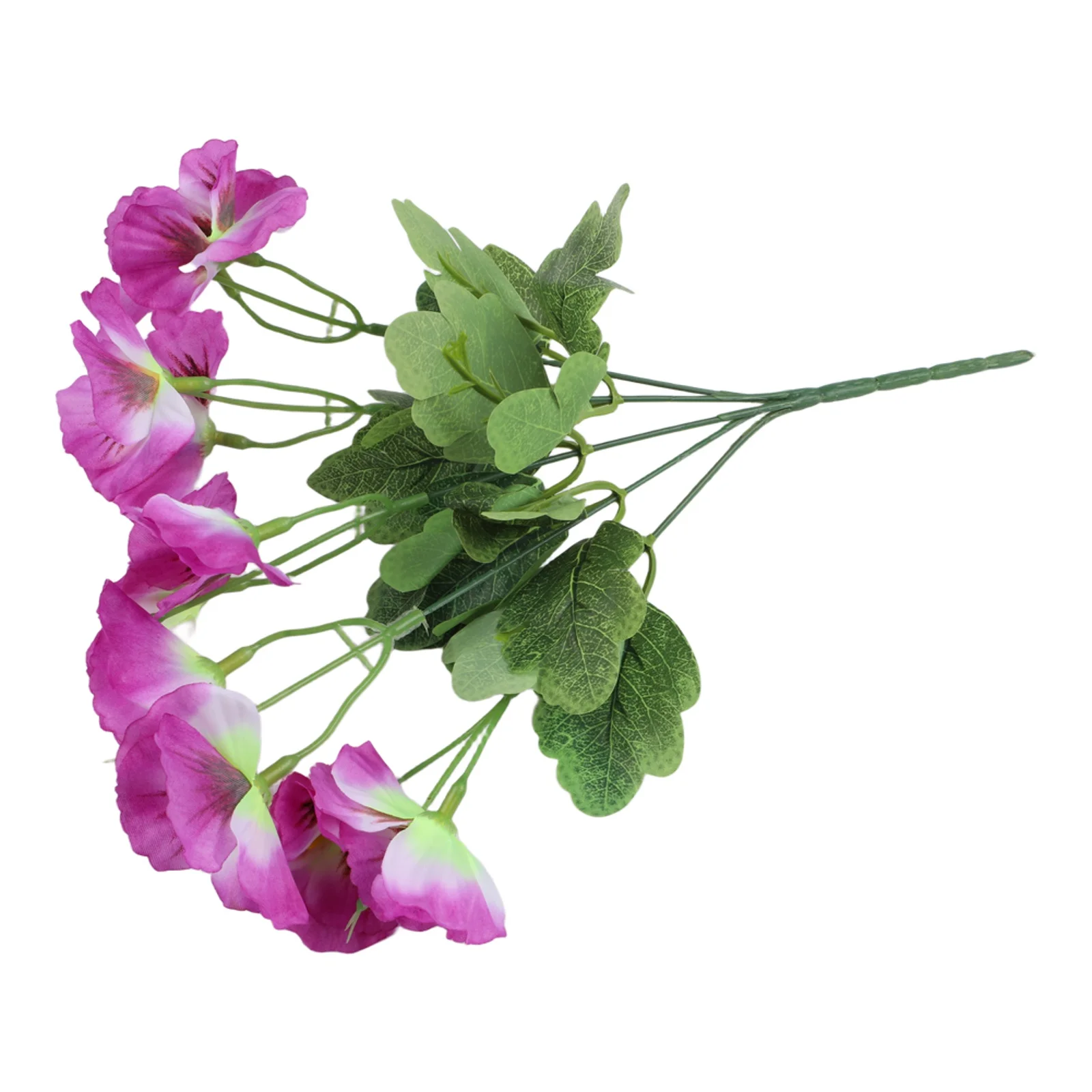 Spring Artificial Pansy Silk Flowers 32cm Realistic Fake Floral Arrangement For Home For Hotel Outdoor Mall Wedding Party Decor