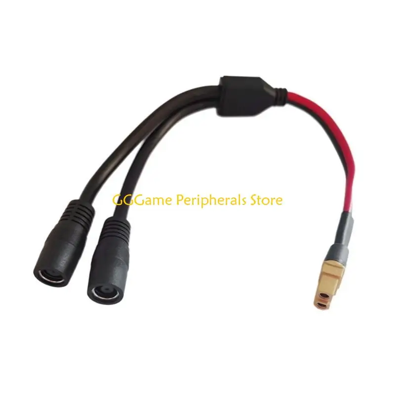 U55B XT60 إلى كابل أنثى مزدوج DC8mm 7.9x0.9mm لنقل الطاقة بكفاءة في تطبيقات الطاقة الشمسية