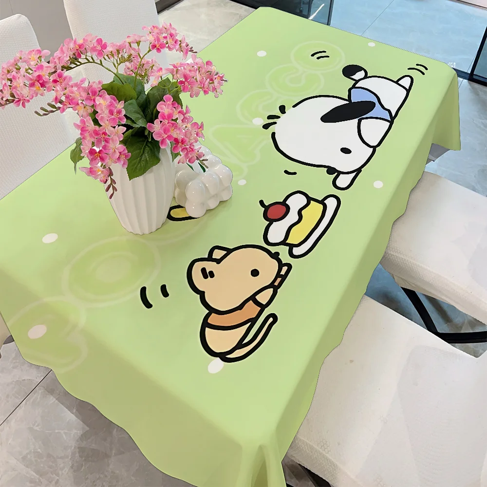 

Cartoon Pochacco-oS Cute 90X140cm Tablecloth Kitchen, Wedding, Holiday Table Decoration Tablecloth, Outdoor Picnic Tablecloth