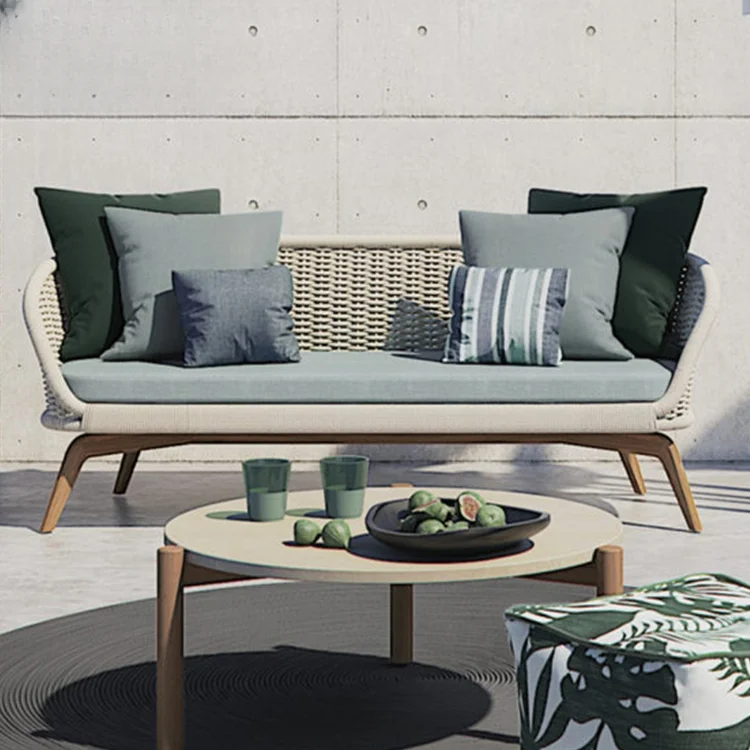 Weaving garden sets outdoor furniture lounge sofa set