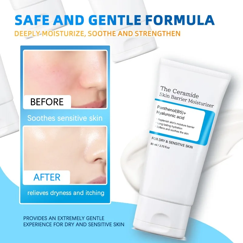 

Hyaluronic Acid Moisture Surge Face Cream Deep Hydrating Facial Moisturizer for Dry & Dehydrated Skin Lightweight Non-Greasy