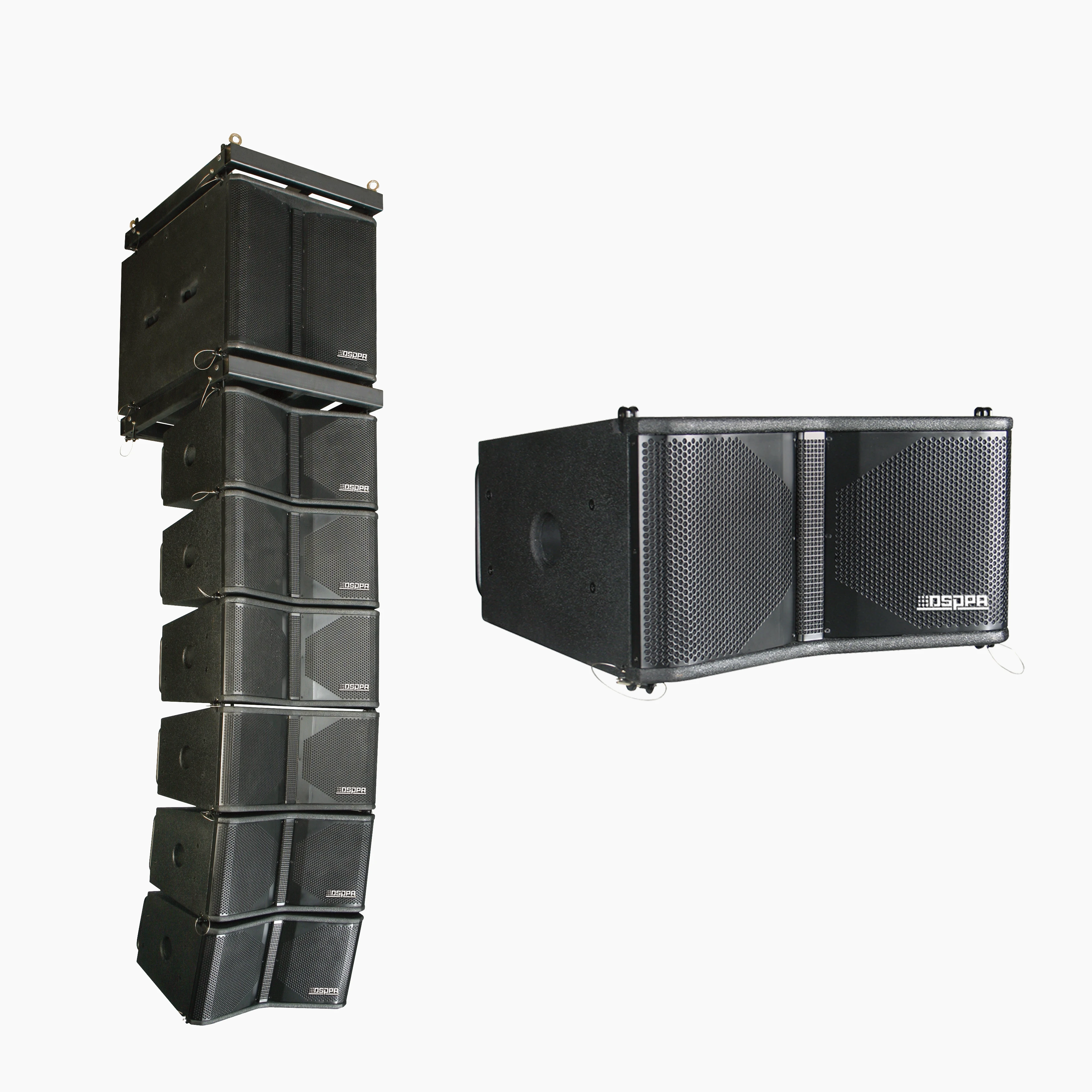 

LA1420 LA1420S Powered Dual 10" Full-range Array Speaker Professional Line Array Speaker