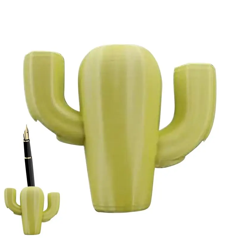 

Car Lipstick Storage Stand Cactus Design Upright Organizer Sunglasses Holder For Women Girls Auto Interior Accessories