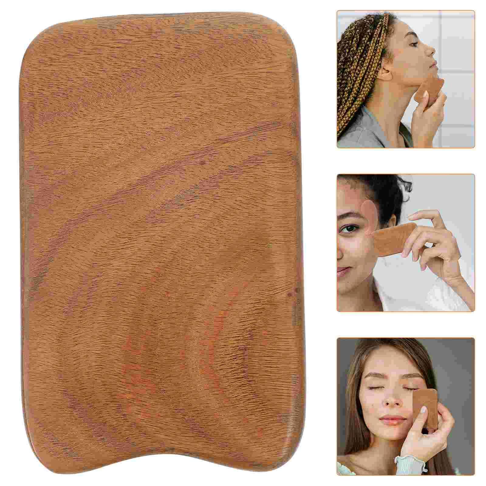 

Green Sandalwood Scraping Tablets Neck Accessories Massage Tool Face Spatula Supply Scraper Body Home Compact