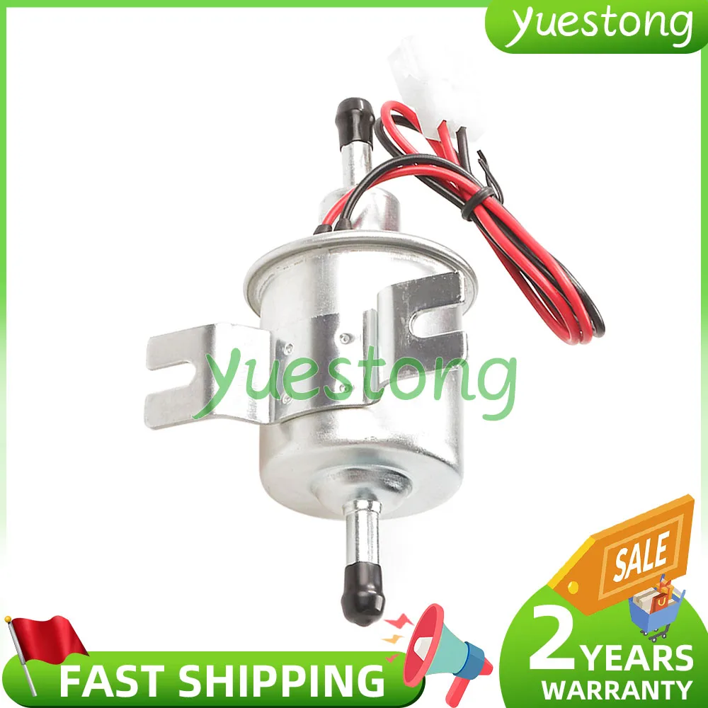12V/24V Electric Fuel Pump Low Pressure Bolt Fixing Wire Diesel Petrol For Car Carburetor Motorcycle ATV HEP-02A HEP02A
