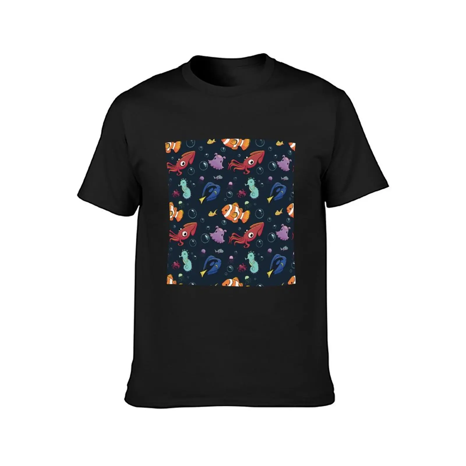 Under the sea T-Shirt aesthetic clothes tops designer t shirt men