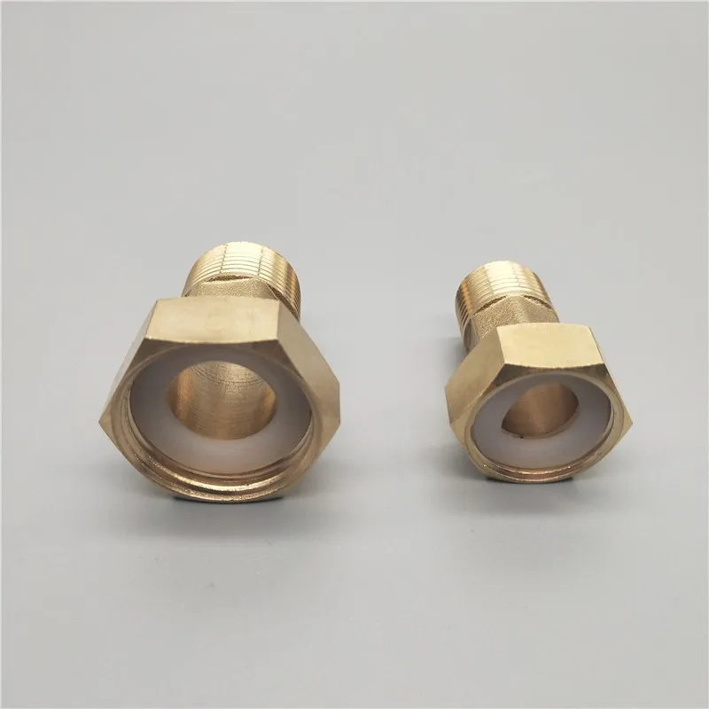 1/2" 3/4" BSP Stecker auf 3/4" 1" BSP Innengewinde Messing Rohrverschraubung Adapter Koppler Anschluss für Wasserzähler