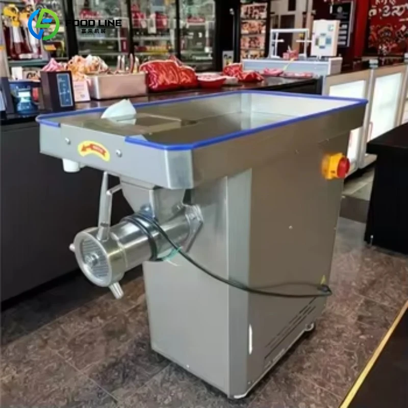 Commercial Stainless Steel Large Meat Grinder Process Fresh Micro-Frozen Meat Chicken Rack Bone Mincing Machine