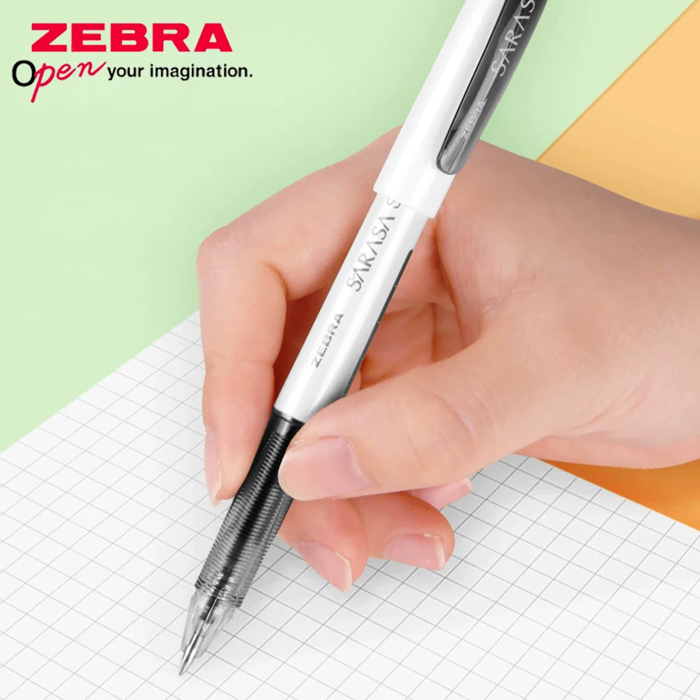 4pcs Japan ZEBRA SARASA Gel Pens JJZ58 Large Capacity Colored Pen Hat Bullet Ballpoint Pen 0.5mm Art Stationery School Supplies