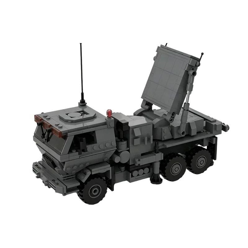 AN/TPQ-53 Radar Vehicle Model MOC Building Bricks War Equipment Modular Technology Gifts Holiday Assemble Children Toys Suit
