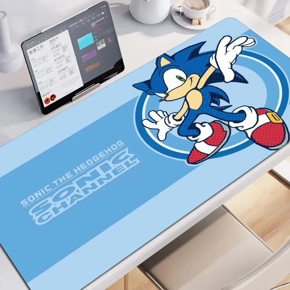 Fast Classic Game S-Sonic the H-HedgehogS Mouse Pad Mousepad Large Gaming LockEdge Thickened PC Table Desk Mat