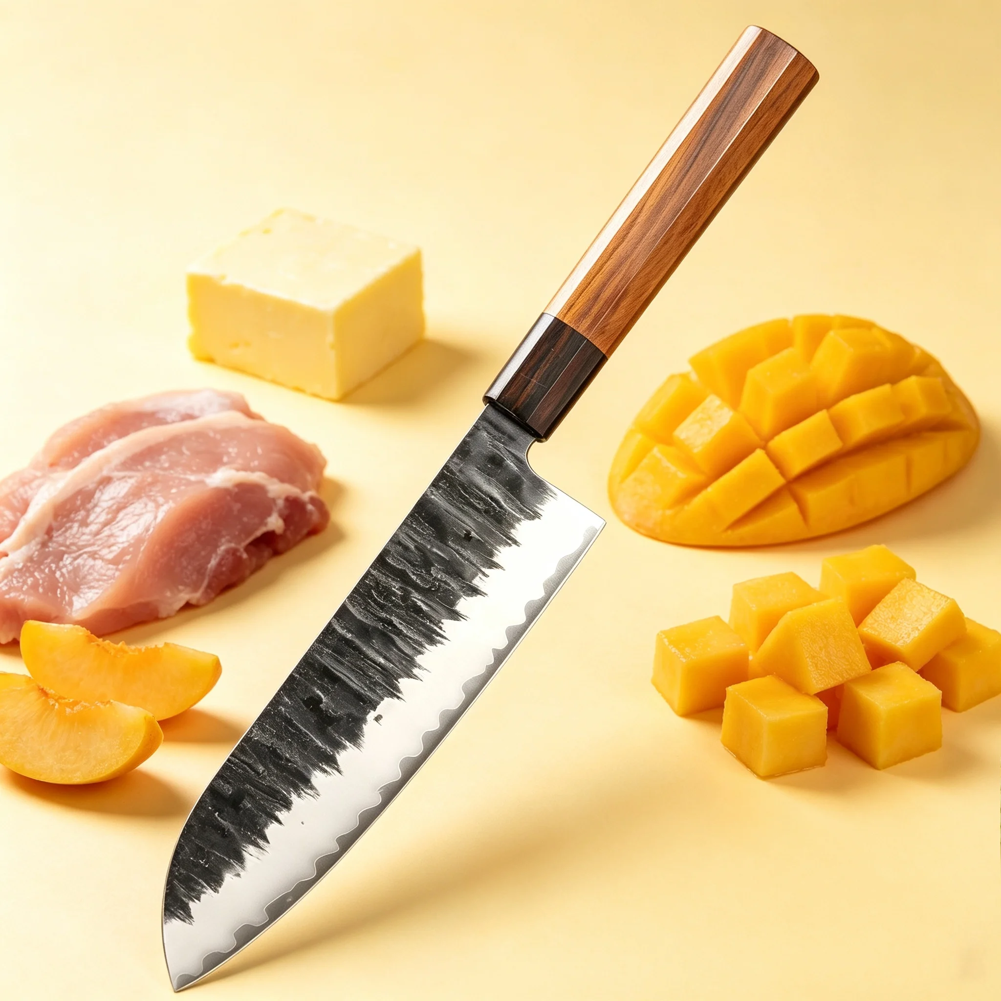 Multipurpose Santoku Knife Meat Slicer Knife Chef Knife Veggie Chopping Knife Fruit Cutting Knife Family kitchen supply