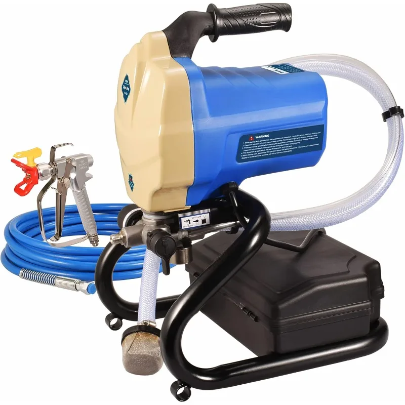 Electric Stand Airless Paint Sprayer, with 3000PSI High Pressure 7/8HP Power