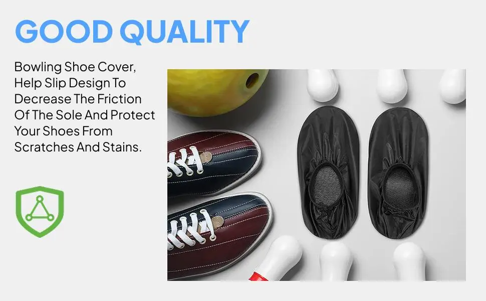 Wear Resistant Bowling Shoe Cover Dustproof Protector Accessory for Ten Pin Bowling Shoes Slide view 5