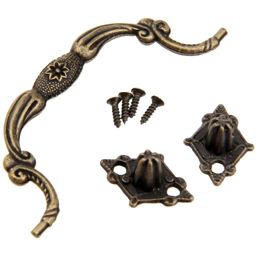 Antique Bronze Furniture Handles Cabinet Knobs and Handles Drawer Cabinet Door Pulls Cupboard Kitchen Handle Furniture Fittings