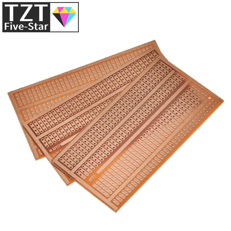 1/5/10PCS DIY Prototype Paper PCB Universal Experiment Matrix Circuit Board Two Holes Three Connected Hole Four Holes 5x9.5CM