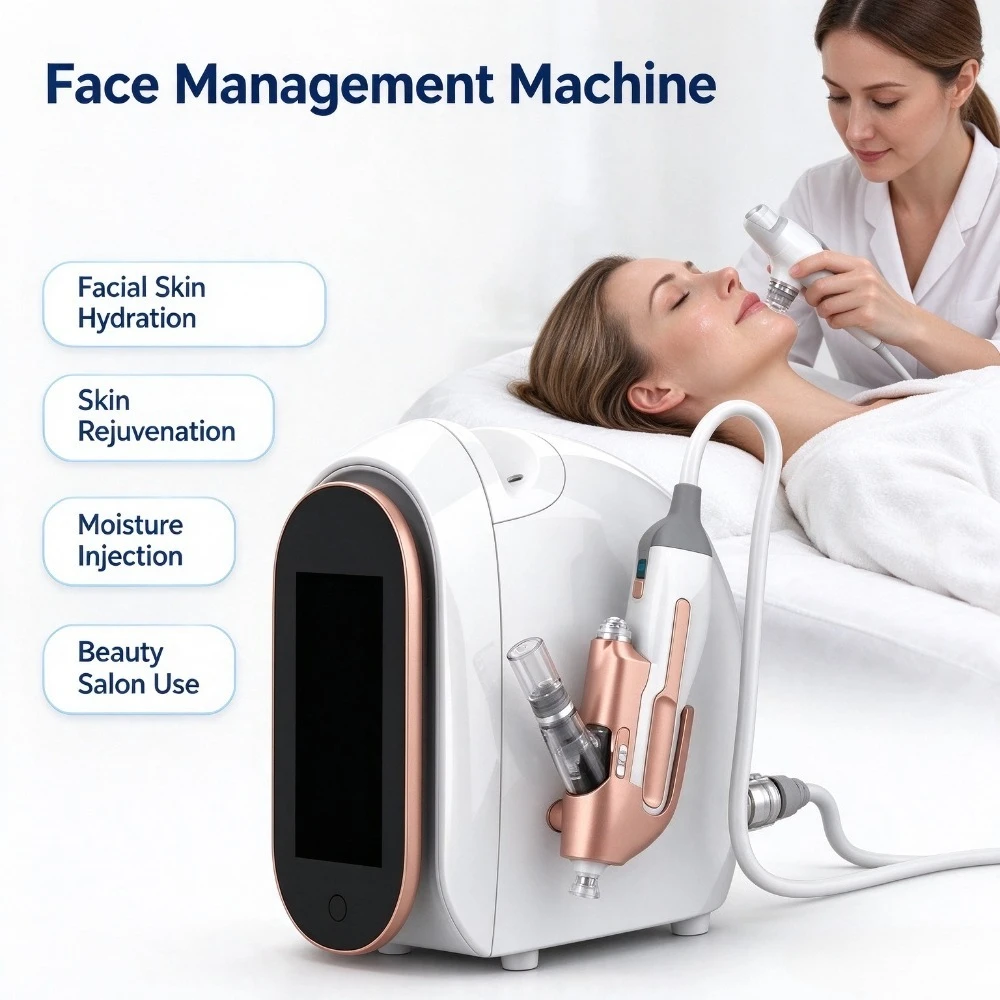 Face Management Machine Water Injection Mesotherapy Gun Facial Skin Rejuvenation Salon Beauty Equipment