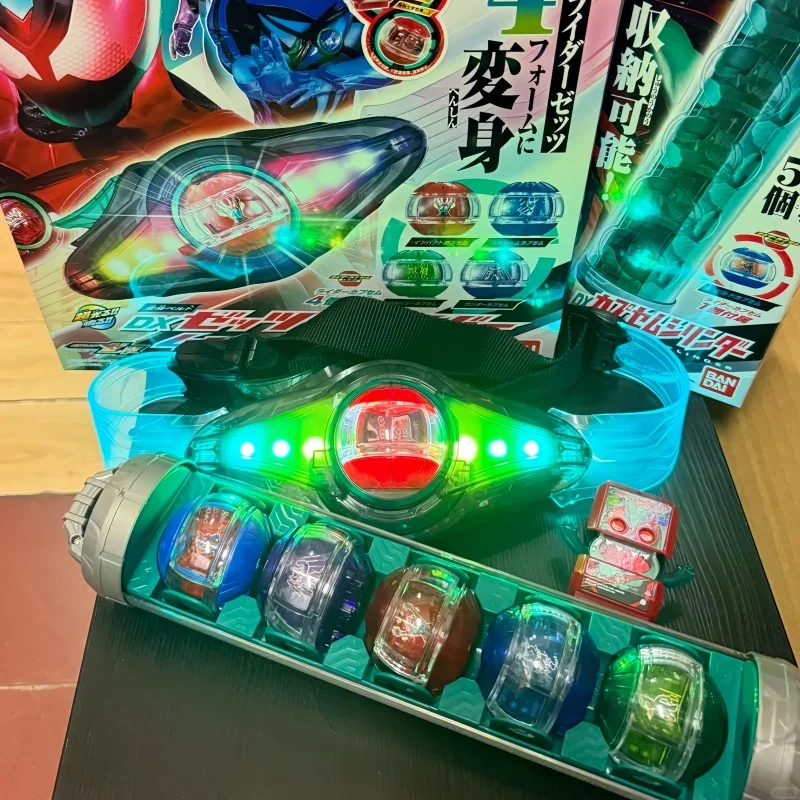 재고 있음 오리지널 반다이 DX 가면라이더 제츠 변신 드라이버 벨트 디럭스 에디션 주변 장난감 역할 놀이 서프라이즈 선물