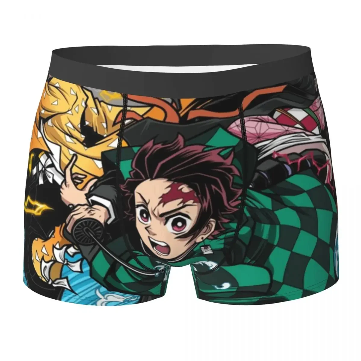 Boxer Underpants Shorts Demon Slayer Panties Men's Comfortable Underwear for Homme Man Boyfriend Gifts