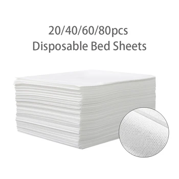 20/40/60/80pcs Thick Disposable Bed Sheets Salon Spa Beauty Tatoo Non-woven Sheets…