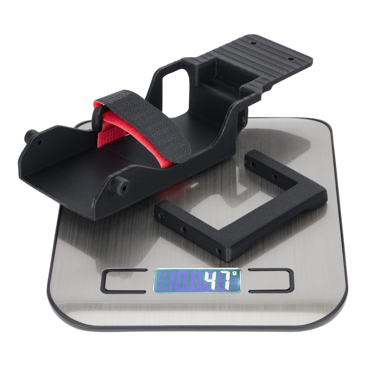 Plaque de montage de plateau de batterie en plastique haute résistance, avec sangle de cravate, pièces de mise à niveau pour voiture sur chenilles 1/10 RC TRX4 TRX6, boîtier de batterie