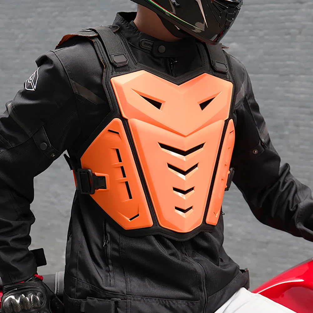 

Motorcycle Vest Chest Back Protector Anti-fall Motorbike Body Armor Wear-resistant Motocross Riding Cycling Protective Gear