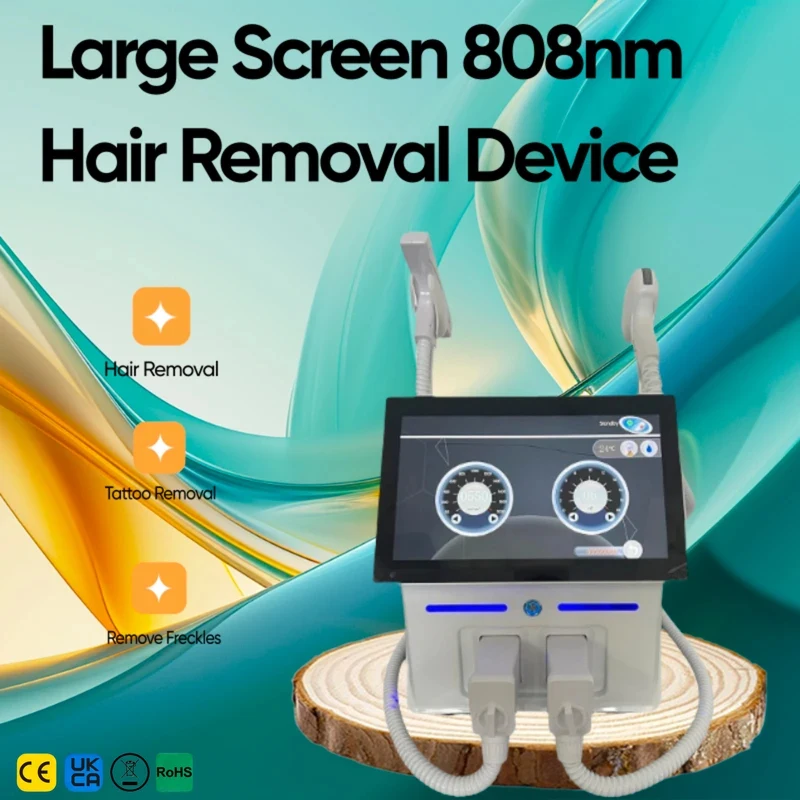 Professional Diode Lase  2in1 755nm 1064nm for Tattoo Removal & Permanent Hair Removal Ice Cooling System Beauty Equipment for S